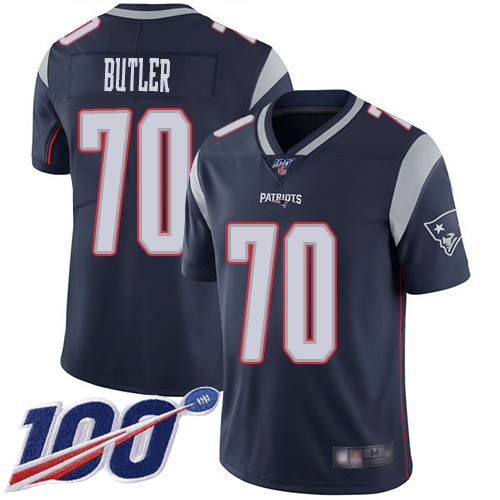 New England Patriots Football 70 Vapor Untouchable 100th Season Limited Navy Blue Men Adam Butler Home NFL Jersey